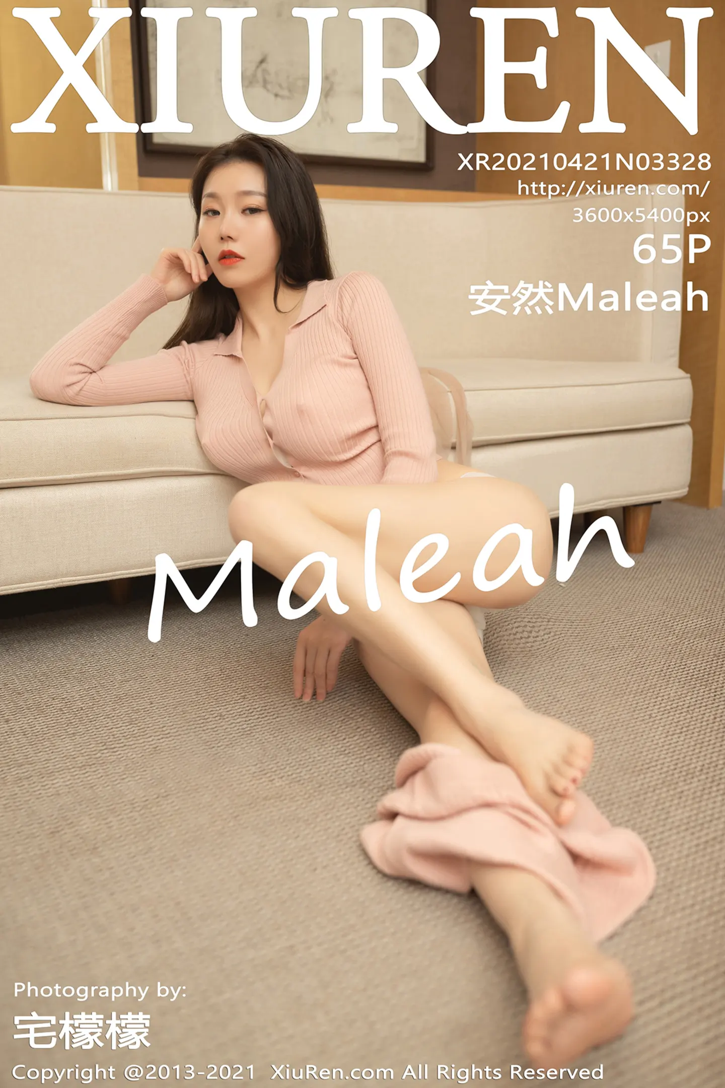 [XiuRen秀人网]VOL.3328 嫩模安然Maleah成都旅拍私房粉色套装半脱秀完美身材诱惑写真65P-秀人网官方网站